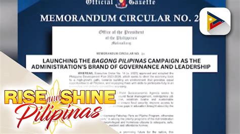 DSWD chief issues memo in support of Bagong Pilipinas campaign.